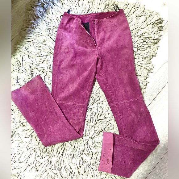 Authentic Bebe Drop Dead Gorgeous Suede pants - Picture 3 of 14